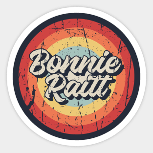 Bonnie Raitt Retro Sticker